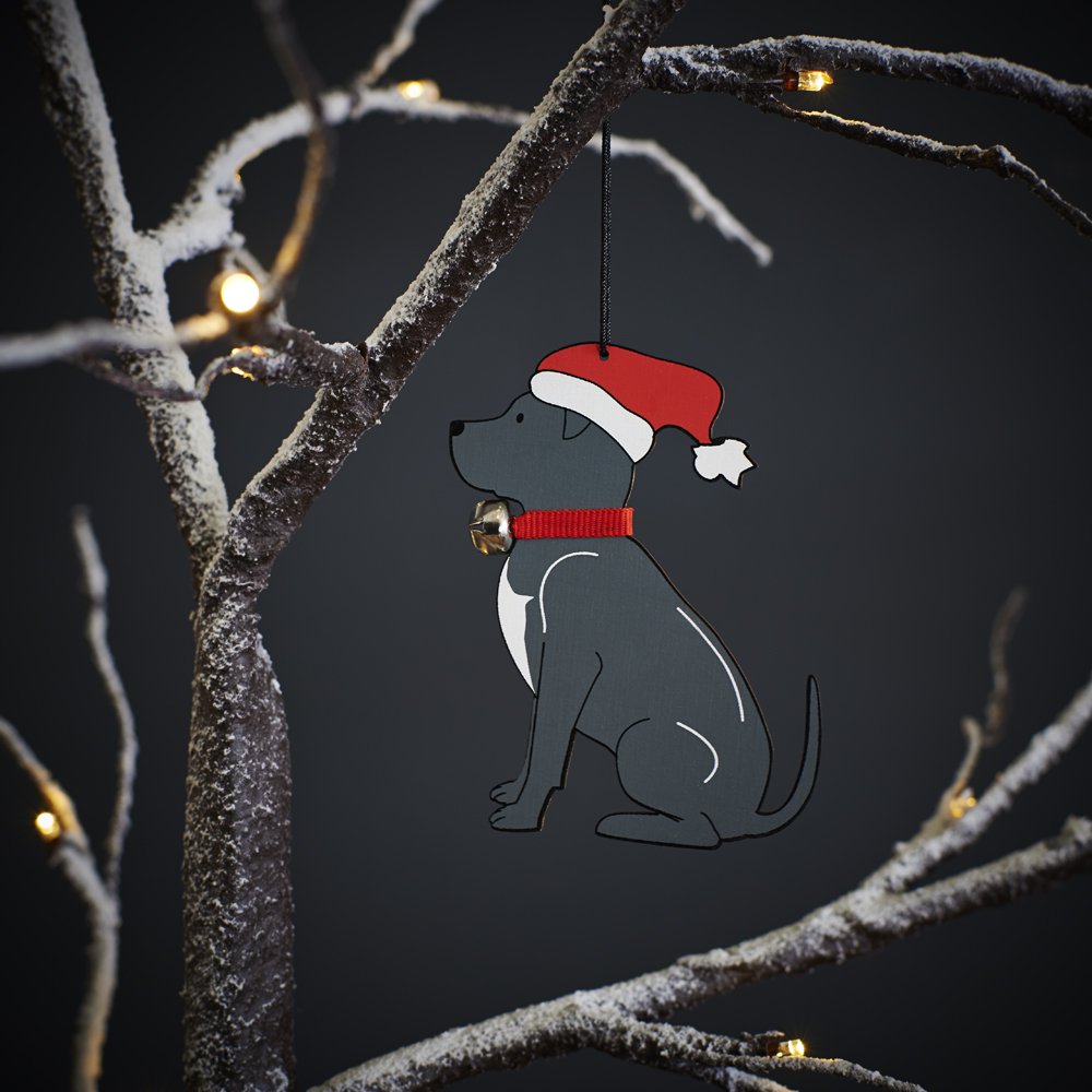 Sweet William Staffie Christmas tree decoration