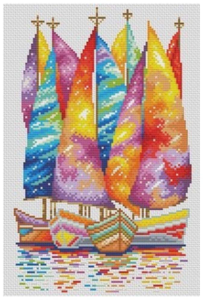 Vdv Creative Vdv Cross Stitch Kit - Under The Sails Of Dreams (M-1263),