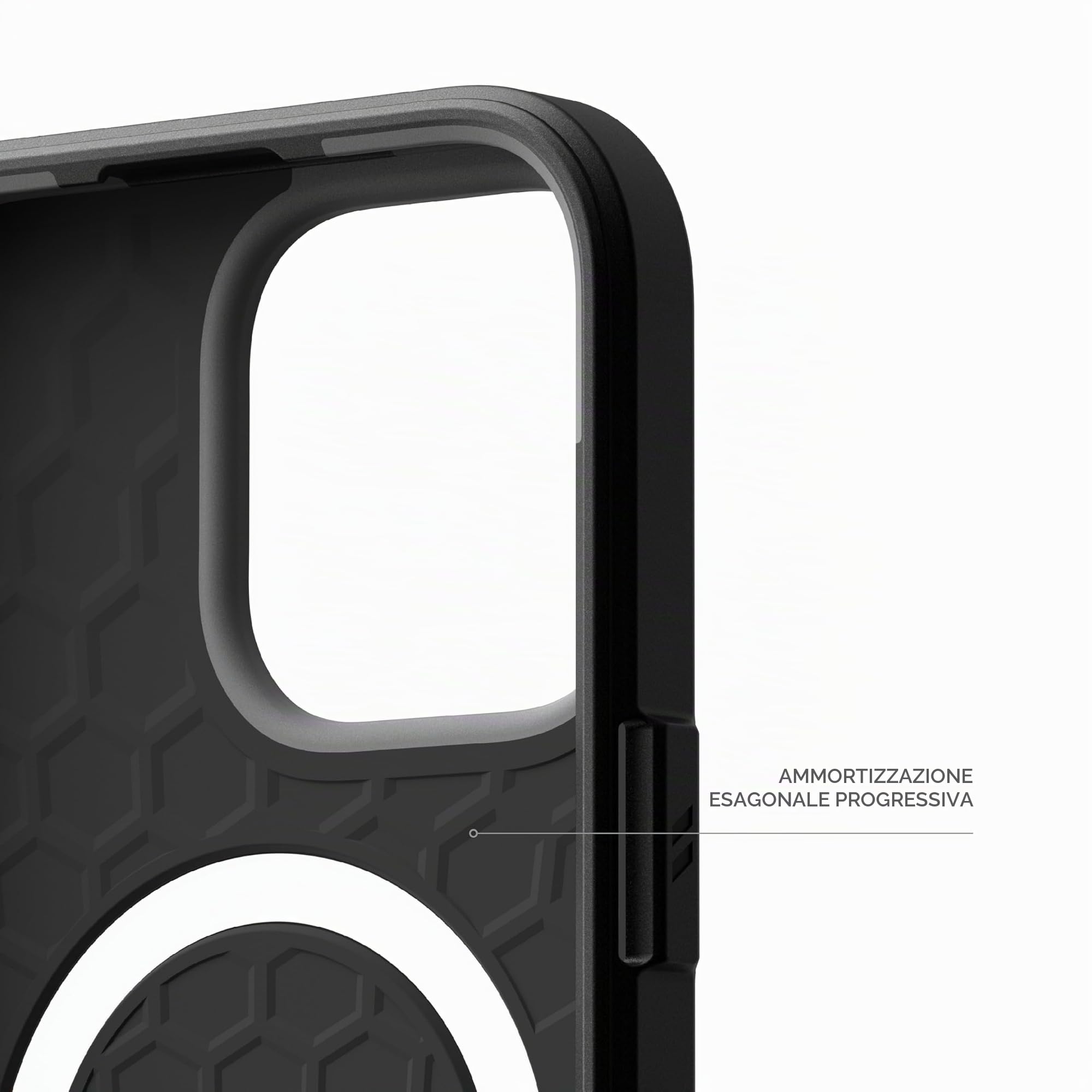 Urban Armor Gear Uag Civilian Cover protettiva progettata per iPhone 16 Pro Max da 6,9”, compatibile con MagSafe, robusta, sottile, elegante, antiurto, antiscivolo, ultra resistente, nero