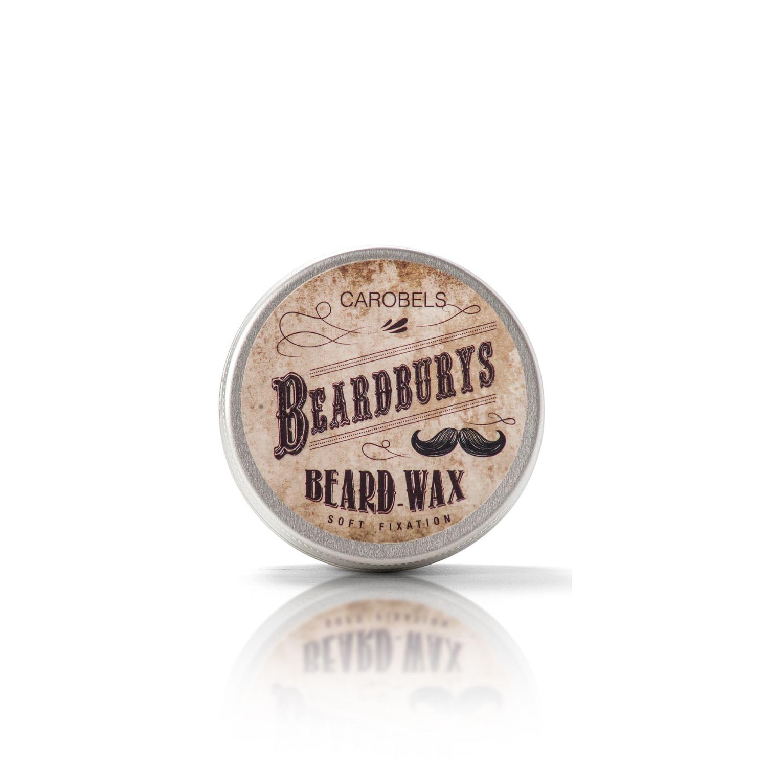 Beardburys Beard Wax Moustache Wax for Men Strong Hold Tame Style Mustache Wax Soft Fixing Long-Lasting Groomed Look Grooming Wax Paraben Free Made With Natural Ingredients Scented 50g