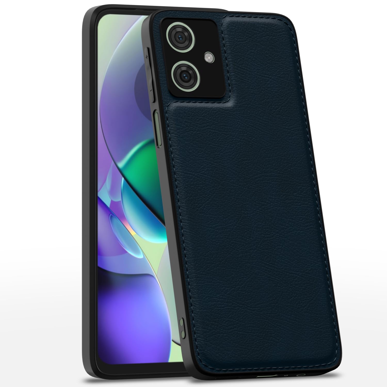 Pikkme Moto G54 5G / G64 5G Back Cover | Flexible Pu Leather | Full Camera Protection | Raised Edges | Super Soft-Touch | Bumper Case for Moto G54 5G / G64 5G (Blue) (B0D79552FM) Amazon Price History, Amazon Price Tracker