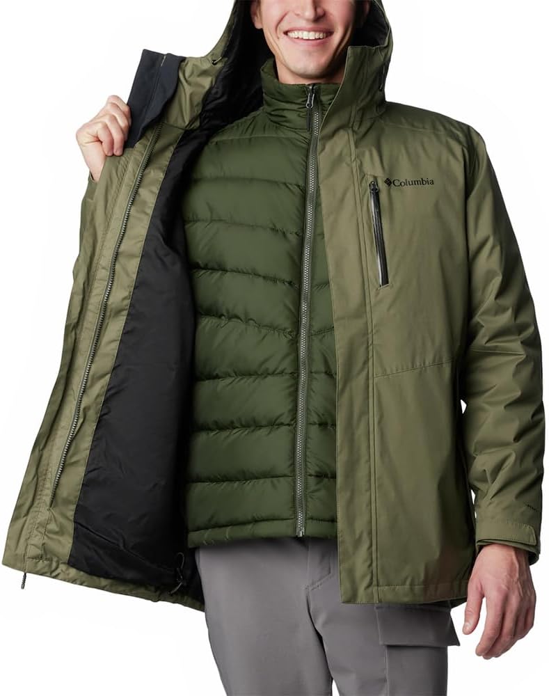 Columbia Oak Harbor - Giacca Invernale 3 In 1 Uomo Impermeabile E Termica