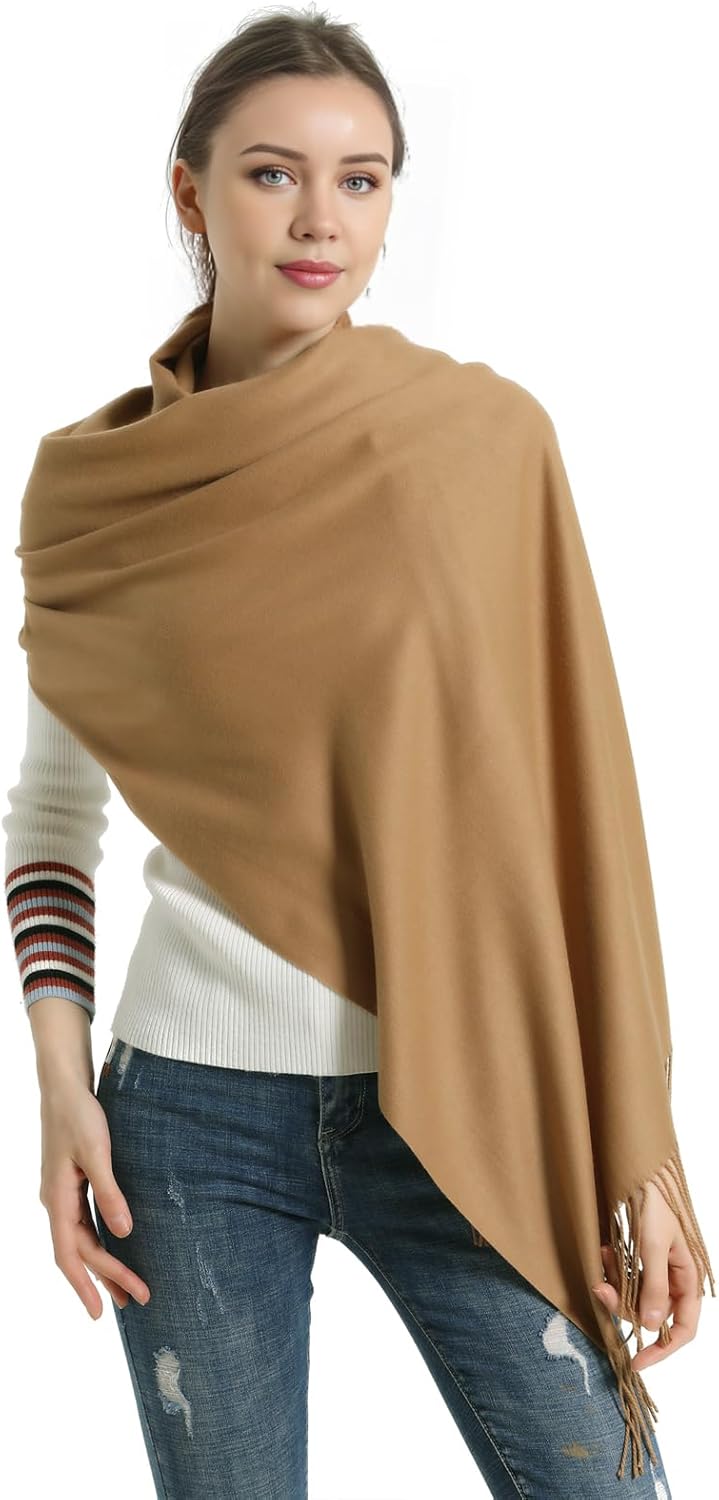 Pashmina Scarf and Shawl - Soft Women Pashminas Wrap for Wedding Evening Party dresses - Image 3