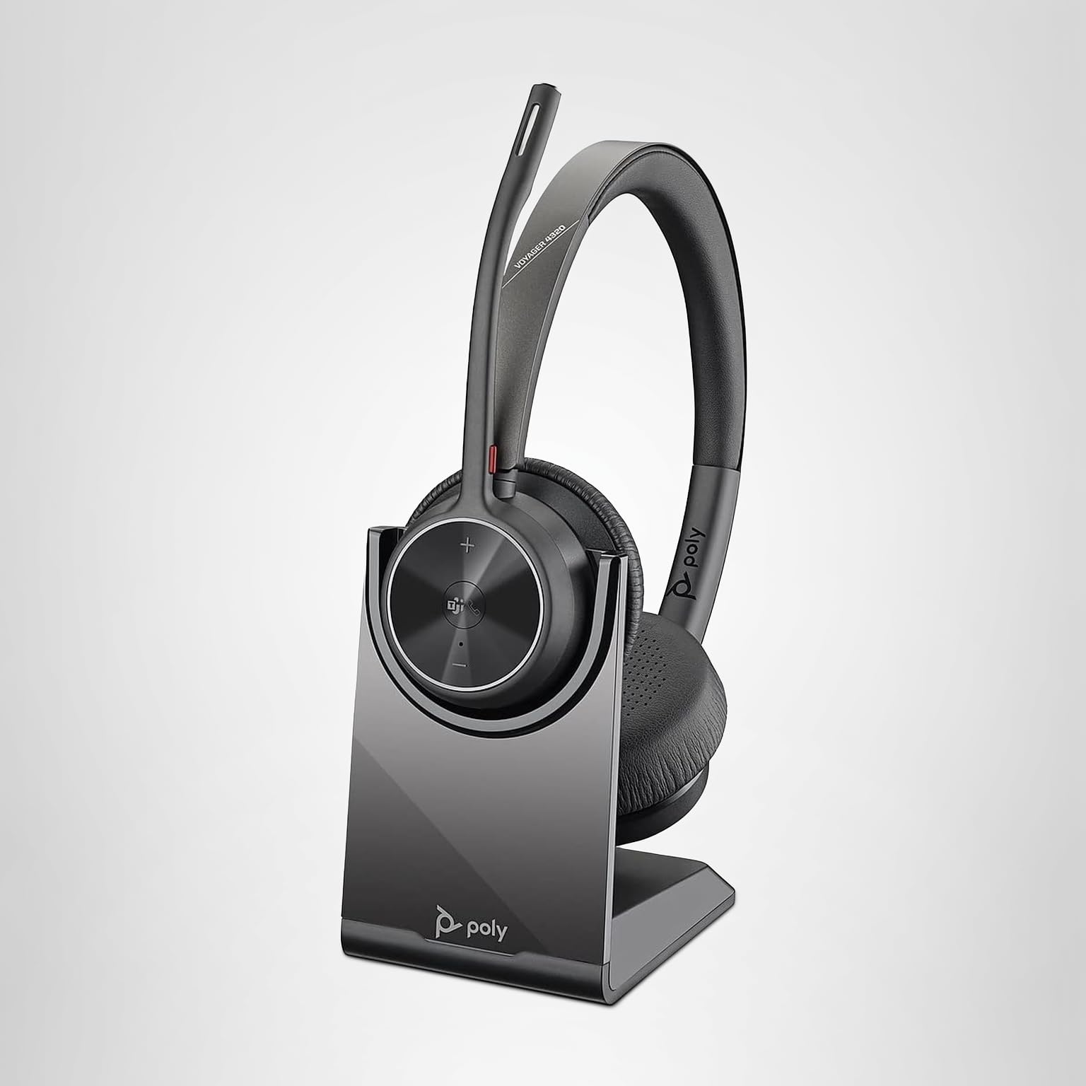 Amazon.com: Poly - Voyager 4320 UC Wireless Headset + Charge Stand