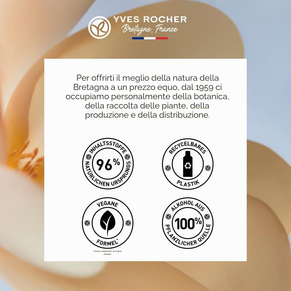 Yves Rocher Monoï Profumato Spray Corpo & Capelli, Profumo Irresistibile 1 Pompa Flacon da 125 ml