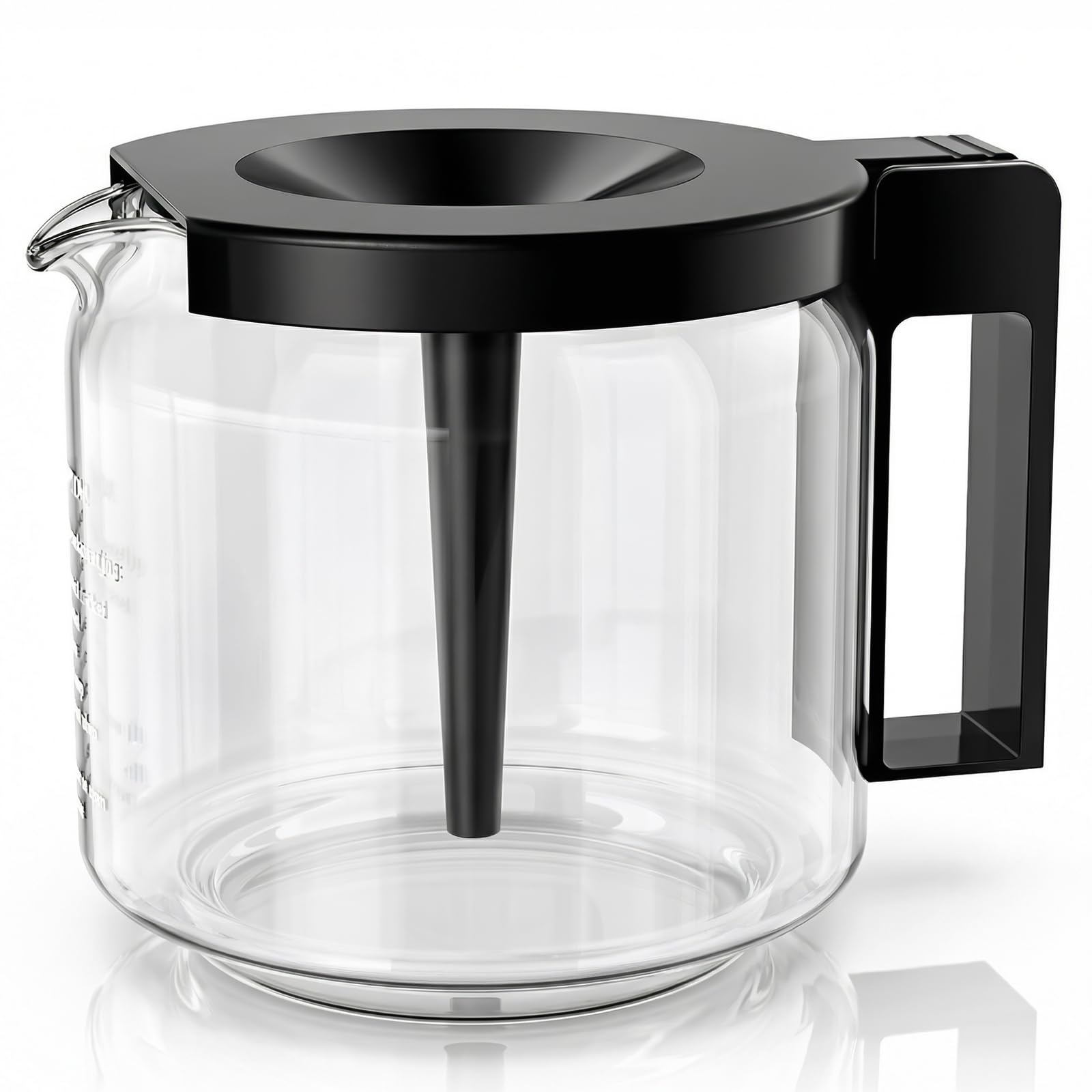Photo 1 of 10-Cup Coffee Pot for Technivorm 89830 1.25L Coffee Maker, Glass Carafe Replacement for for Moccamaster KBG, KBGV & CDG KBG Brewers, Coffee Pot Replacement with Sturdy Glass, BPA Free
