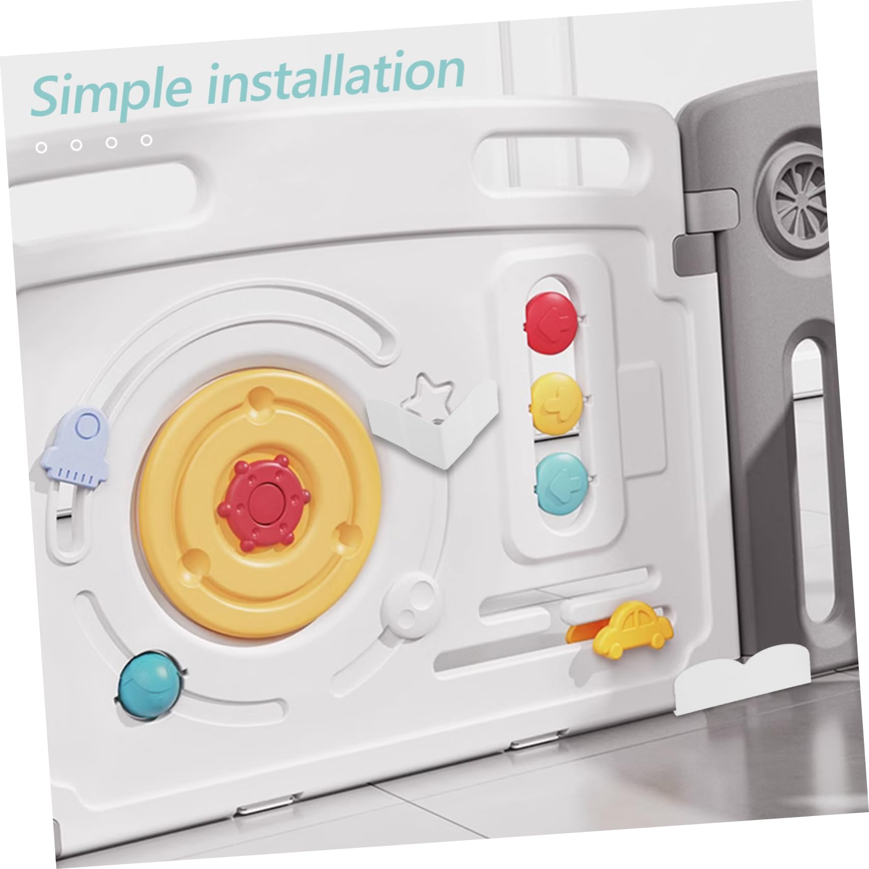 ibasenice 6pezzi Stabilizzatori Per Giocattoli Fissatori Per Recinti Per Ragazzo Ragazza Accessori Antiscivolo Per Sicurezza Indoor Base Per Box Gioco Facile Installazione e Rimozione