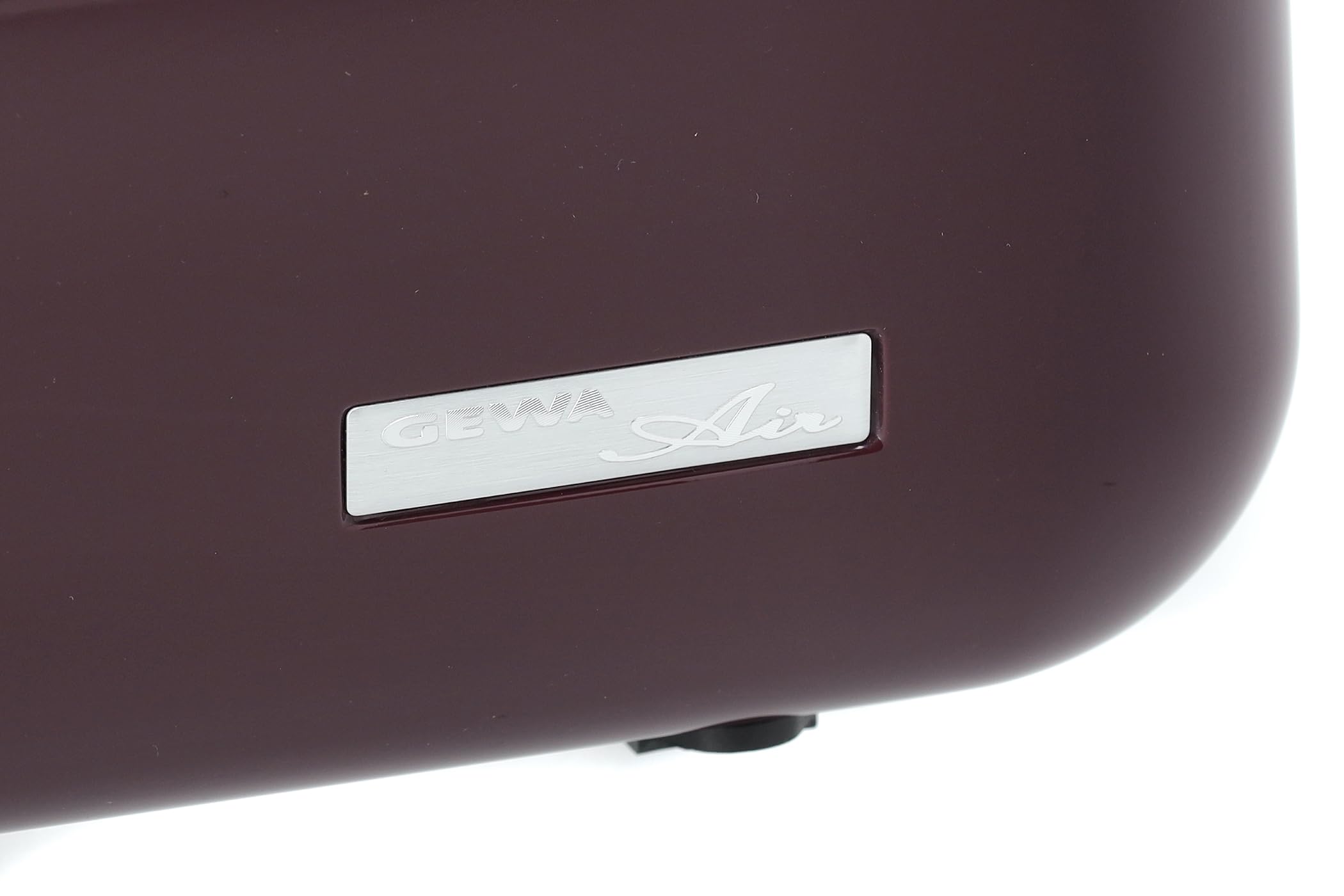GEWA Violinkoffer AIR 2.1 - Made in Germany - violett hochglanz - Thermoplast-Schale - Leicht und bruchsicher - Zahlenschloss - Zubehörtasche/Notentasche - Rucksackriemen - mit Seitengriff