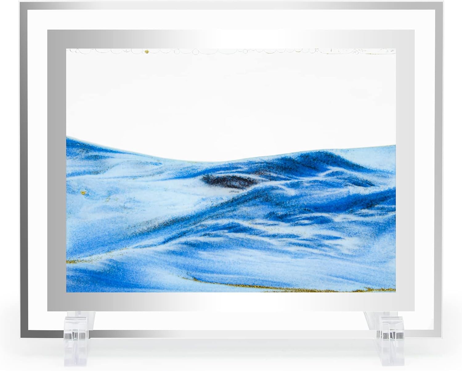 Coitak Moving Sand Art Picture, Dynamic Sand Picture, Desktop Sand Art for Home Decor and Office (7”x9) (9x7inch)