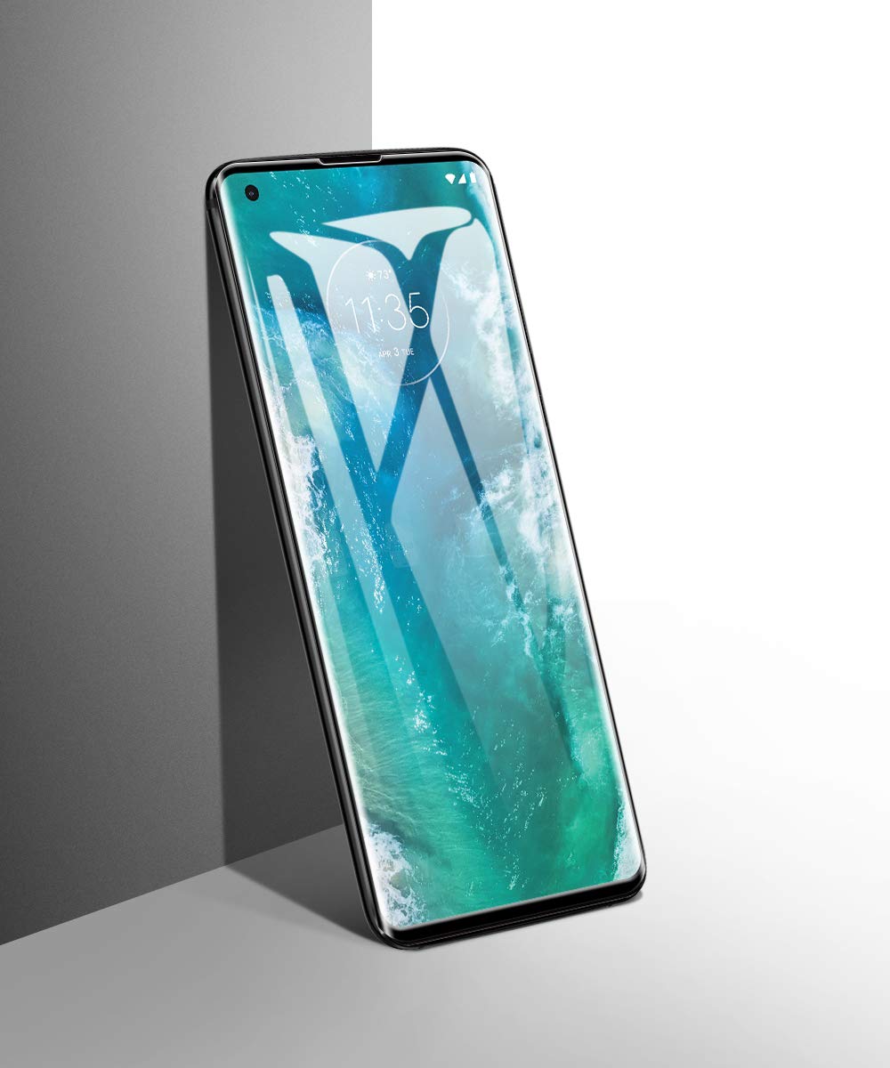 Avidet For Moto Edge Screen Protector Moto Edge Tempered Glass