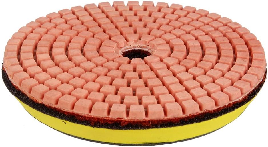 7pcs Diamond Polishing Pads for Granite Marble Concrete Stone Grit 50# 100# 150# 300# 800# 1500# 3000#