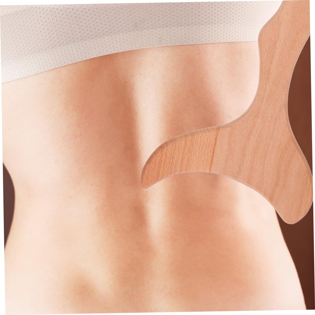 Massaggiatore a Rullo in Legno Khaki per Massaggio Corpo | Set Riutilizzabile, Portatile e Leggero, Design Speciale, Facile da Portare e Riporre
