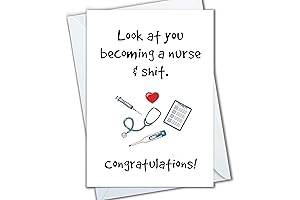 Proud Graduate Nurse - Congratulatory Card for Nursing Graduates
