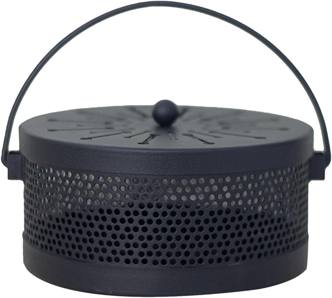 蚊取り線香入れ 蚊遣り 夏 蚊取り線香ホルダー 蚊やり 手提げ 蚊取り線香皿 蓋付き 鉄制 蚊遣り器 寝室 書斎 防虫 デスクトップ レトロ バリ雑貨 お子様やペットにも安心 キャンプ 蚊遣器 蚊取り器 室内 室外 アウトドアにも適用 買い誠実