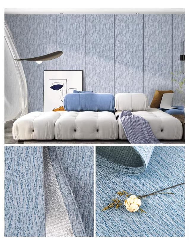 Papel tapiz autoadhesivo acolchado y paneles acústicos para decorar 3