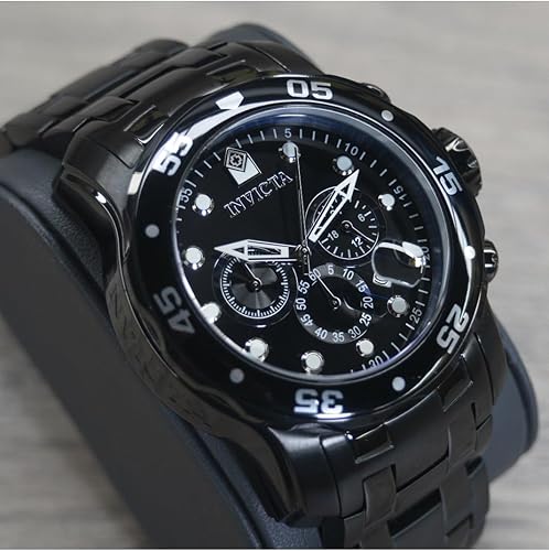 Miniatura 9 de Invicta Pro Diver - Reloj cronógrafo de cuarzo con correa de acero inoxidable color plateado modelo 26 0073