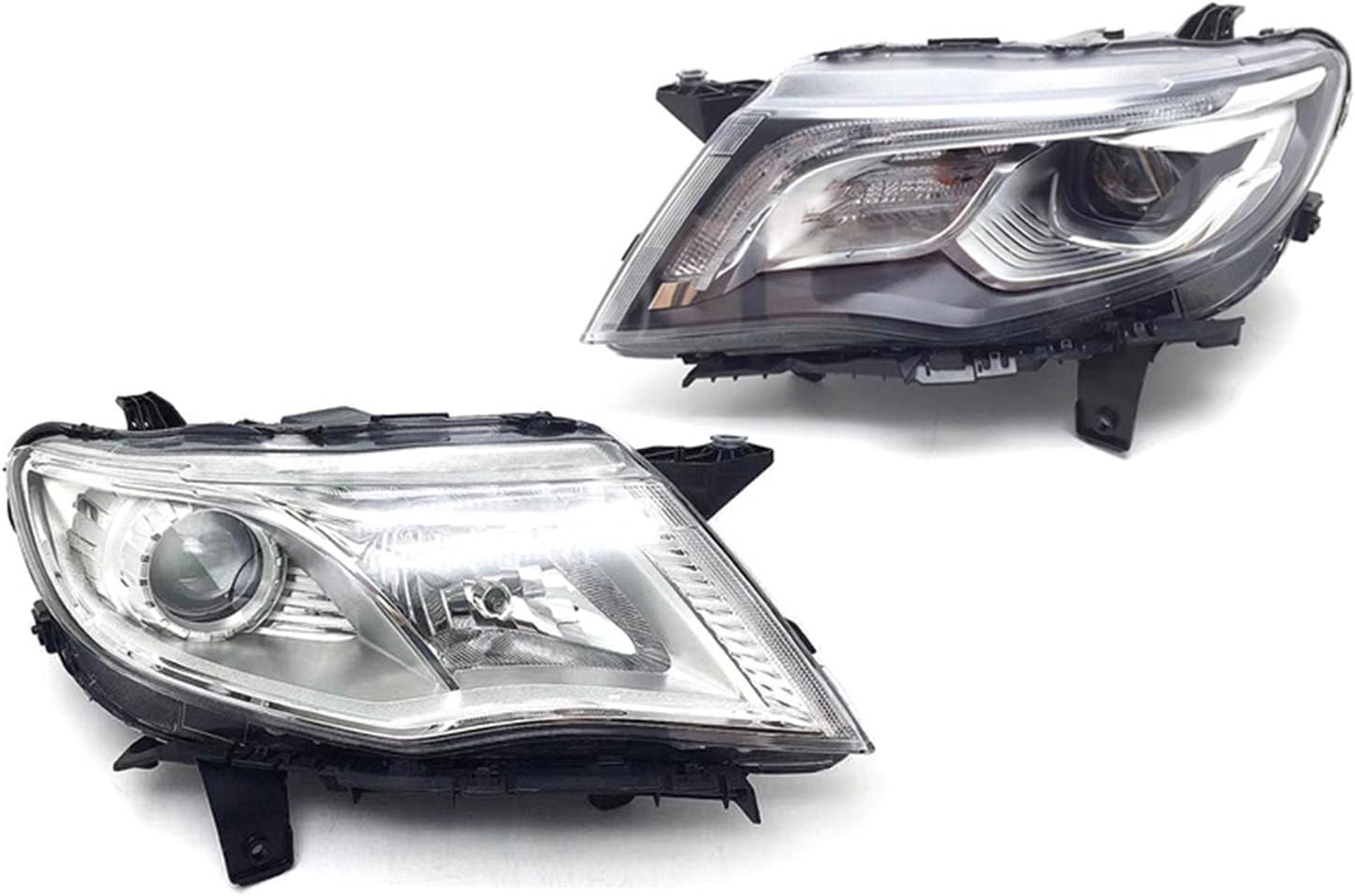 Front Bumper Headlight Headlamp Head Light Lamp Assembly Compatible With Geely Atlas Boyue Emgrand X7 Sport Proton X70 2016-2019(Low version,Left side)