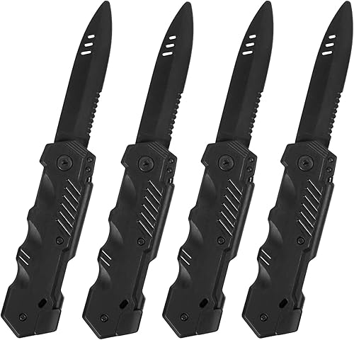 Miniatura 1 de 4 cuchillos retráctiles falsos – Truco de plástico para Halloween Disappear Blade Switchblade Dagger