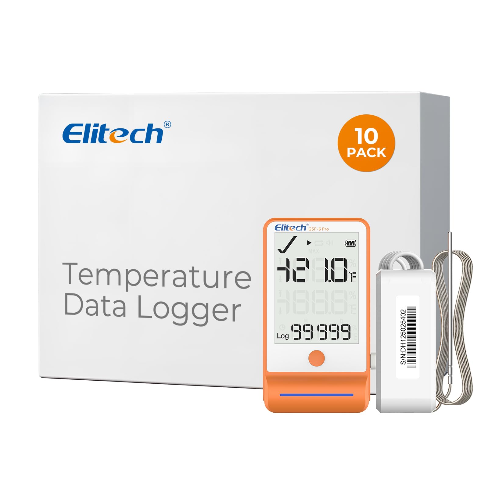 Elitech GSP-6 Data Logger - Bluetooth Temperature Monitor -18