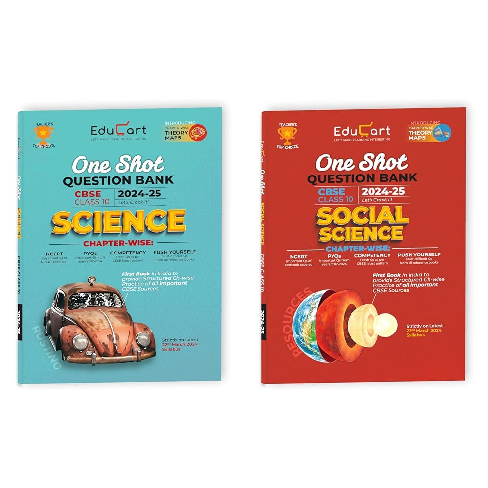 Educart Cbse Class 10 Science One Shot Question Bank 2024 | Desertcart ...