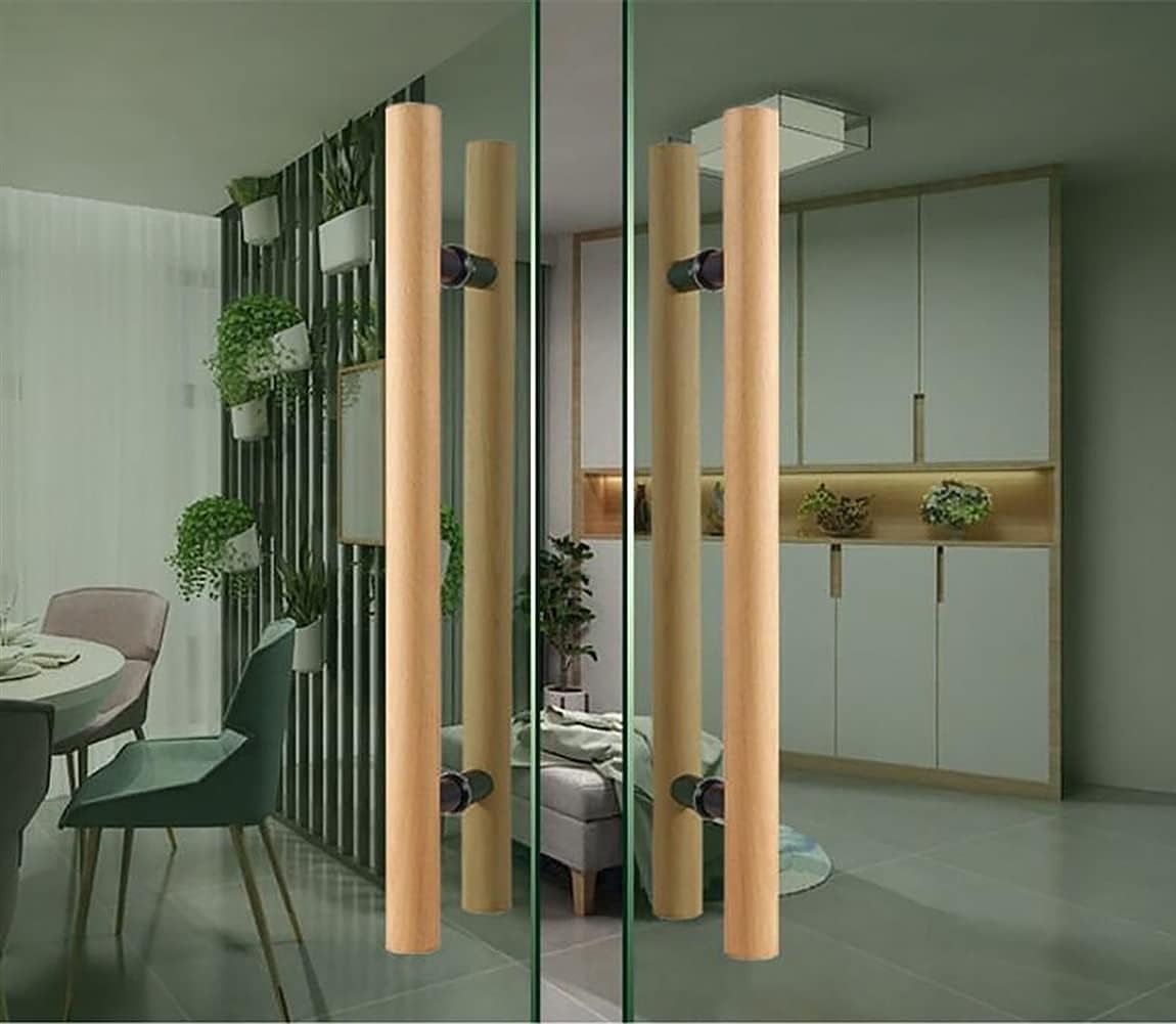 Door Handle Heavy-Duty Commercial Door Pull Handles Glass Door Handle Solid Wood Double-Sided Glass Door Handle Back to Back H-Shaped Door Handle Office Sliding Door Armrest Door Pulls