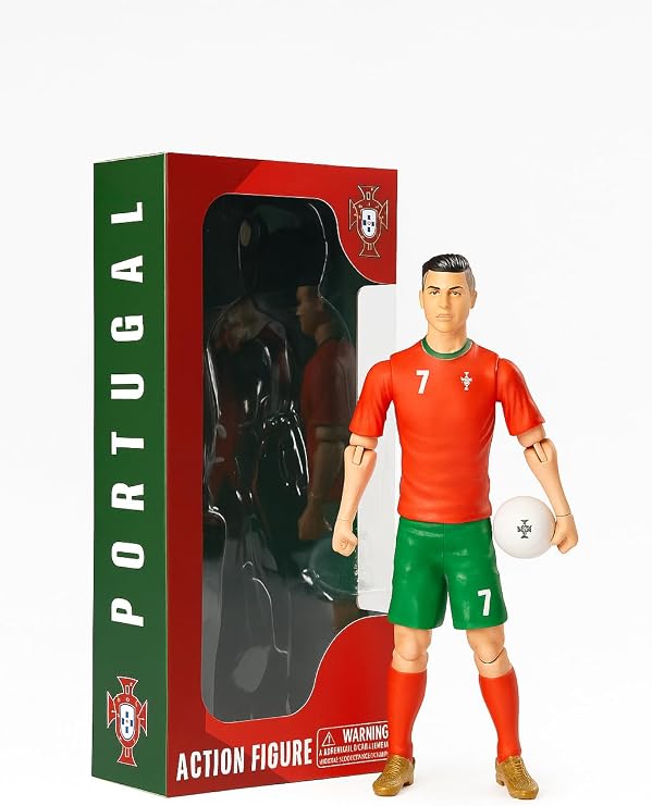 CR7. Ronaldo 8 Collectible Soccer Action Figure. Ronaldo Action Figure. Soccer Fan Collectible. Original Gift for Everyone. Perfect Sport Gift.