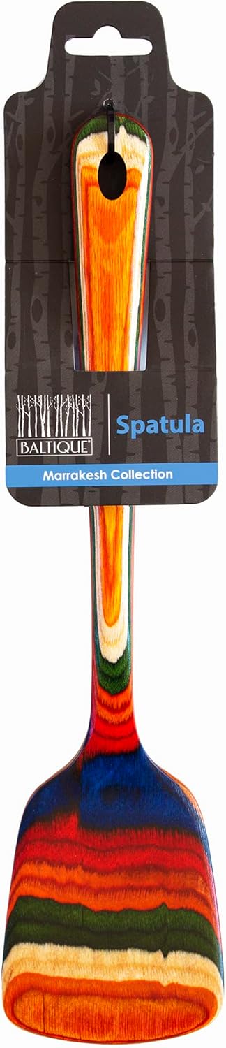 Totally Bamboo Baltique Marrakesh Collection 12-1/2" Wooden Spatula, Safe for Nonstick - Image 6