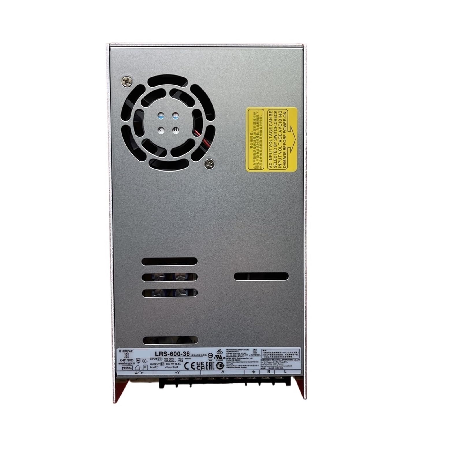 ANERTQUIH LRS-600-36 597.6W Switch LRS-600 36V/16.6A 600W Power Supply