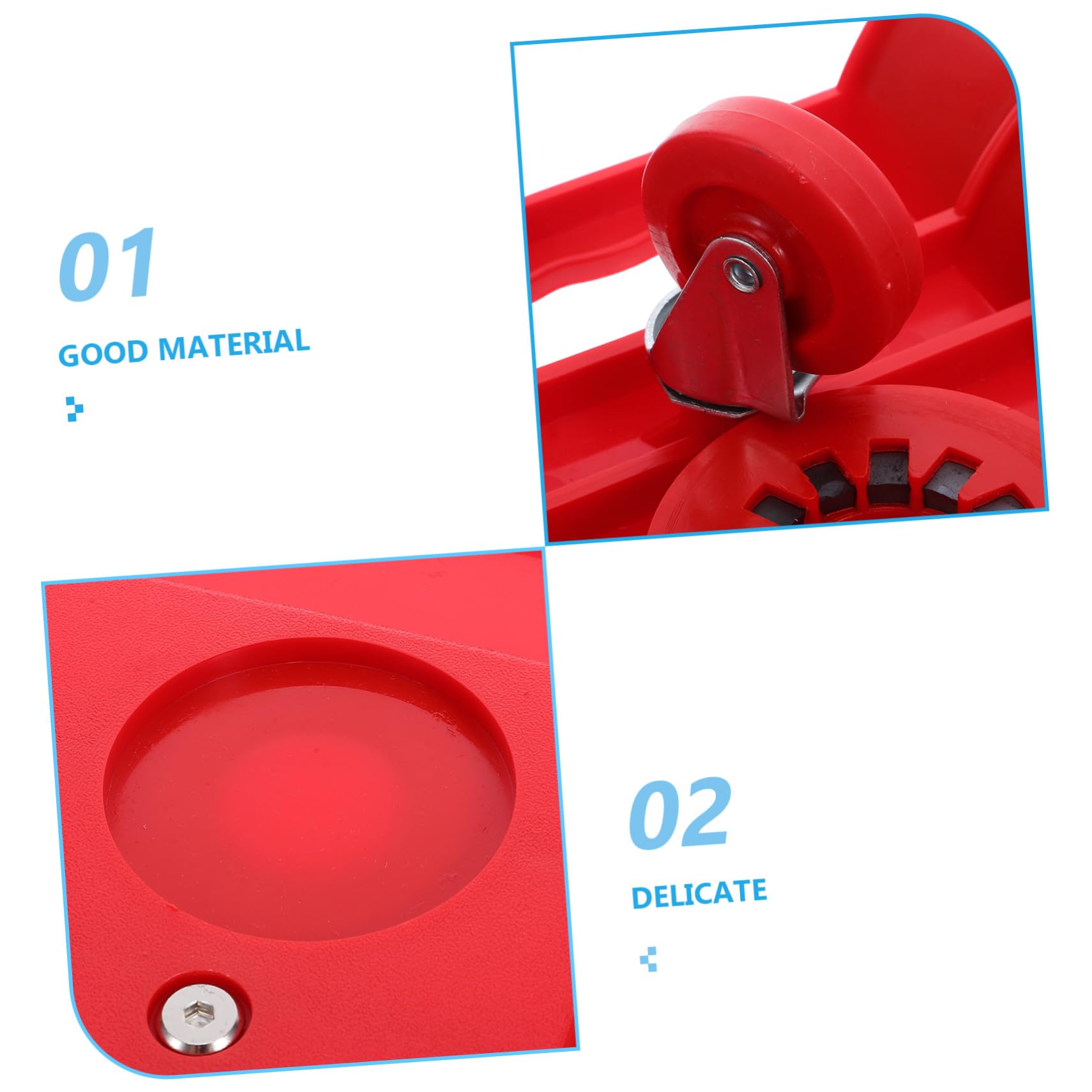 BESTYASH Protectores de Rodilla con Ruedas para Construcción y Reparación de Coches Cojín Ergonómico para Trabajo Suelos y Azulejos Almohadilla Resistente y Cómoda para Mecánicos y
