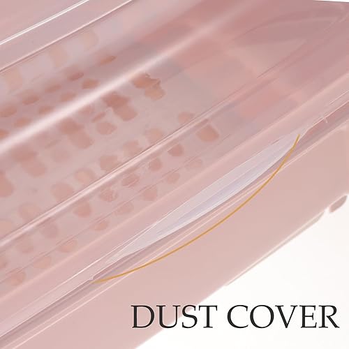 Miniatura 5 de Luxshiny Escurridor de platos de cocina, escurridor de platos y tabla de drenaje con tapa y tapa para botellas, plato de cocina, bandeja para