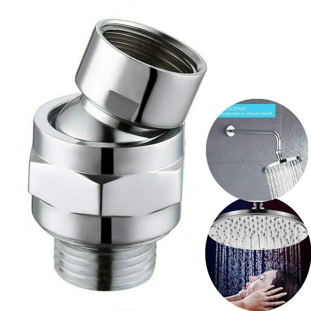 Amazon | Katigan 真ちゅうクロームボールジョイントシャワーアーム