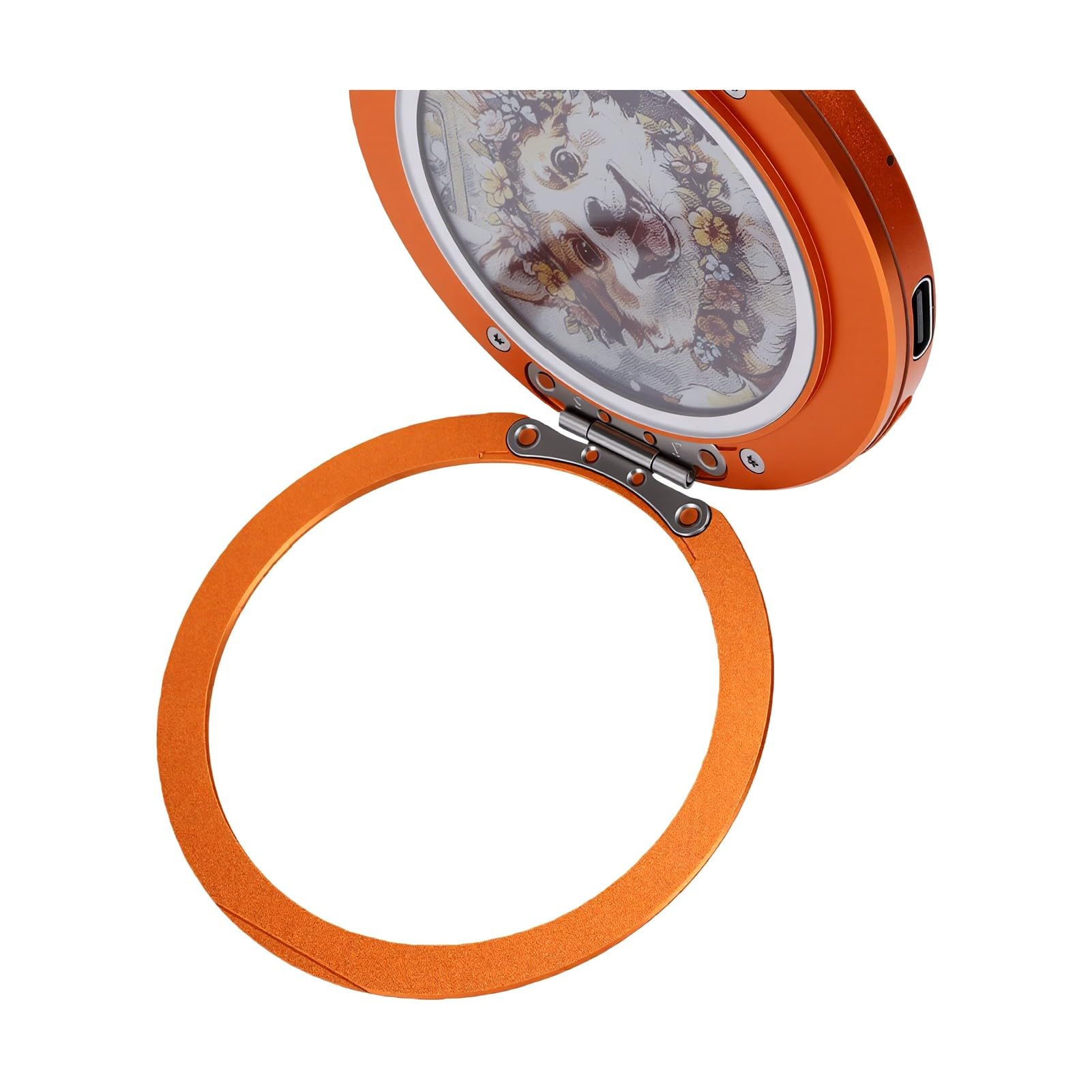 Cosiki Magnete per Frigorifero Supporto per Telefono Supporto per Anello Magnetico per Telefono Bluetooth Multi Angolo per Ufficio Domestico Lega di Alluminio 6 Colori