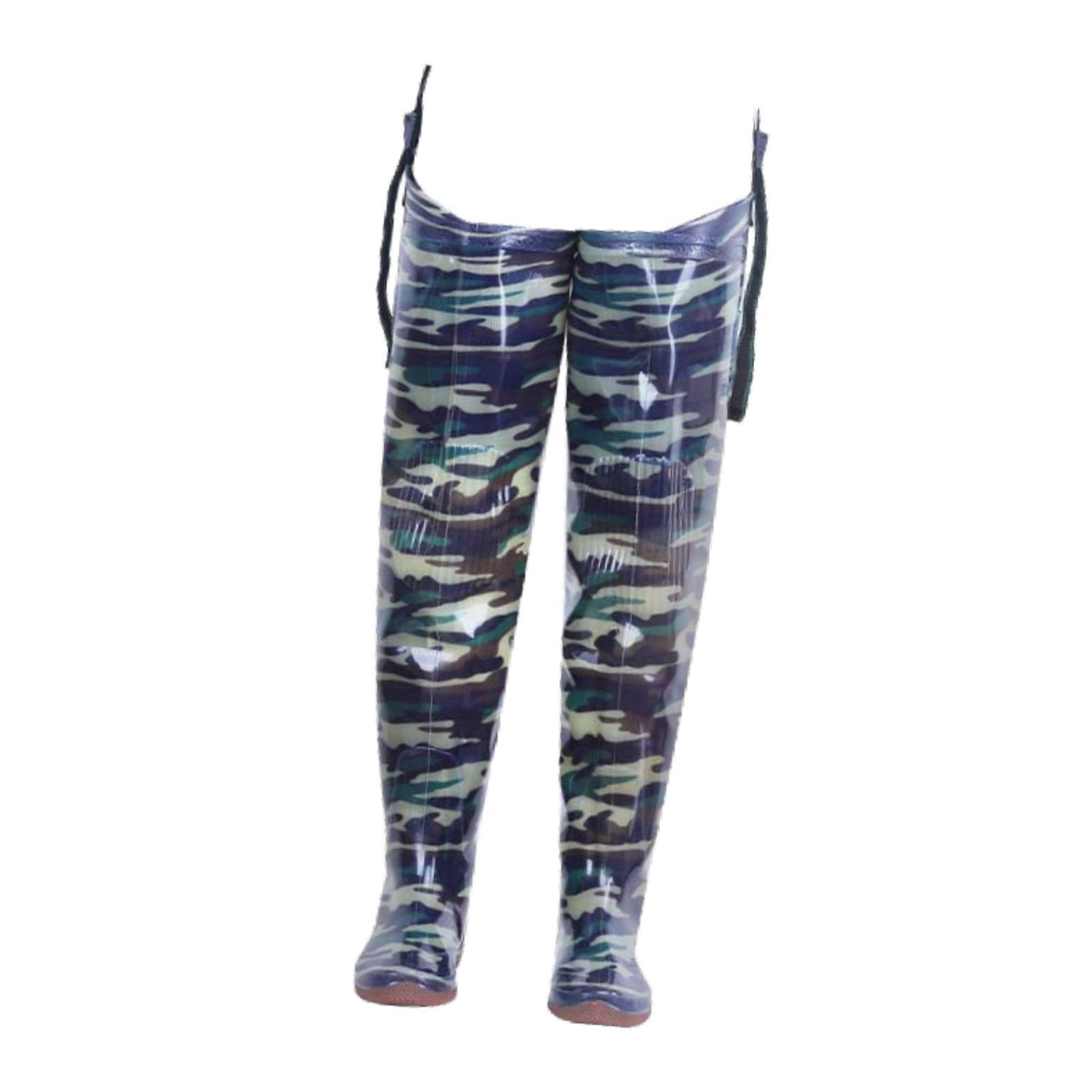 Wodery wędkarskie, buty wędkarskie, wodoodporne, męskie, | komfortowe i lekkie, konstrukcja z PVC, spodnie do aktywności na świeżym powietrzu, spodnie z butami
