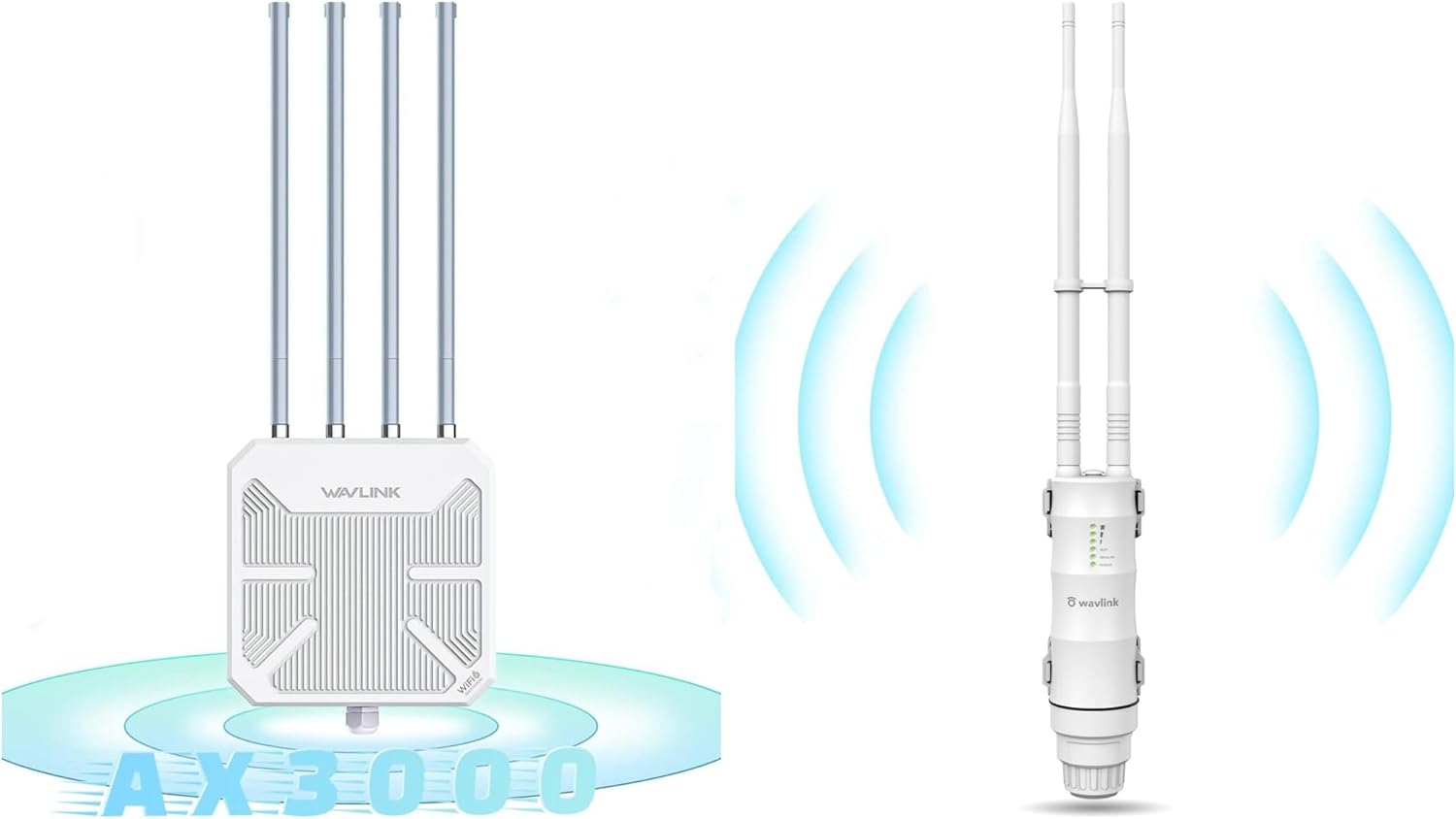 WAVLINK AX3000 WiFi 6 Wireless Outdoor Wireless Access Points,AC600 WiFi Repeater