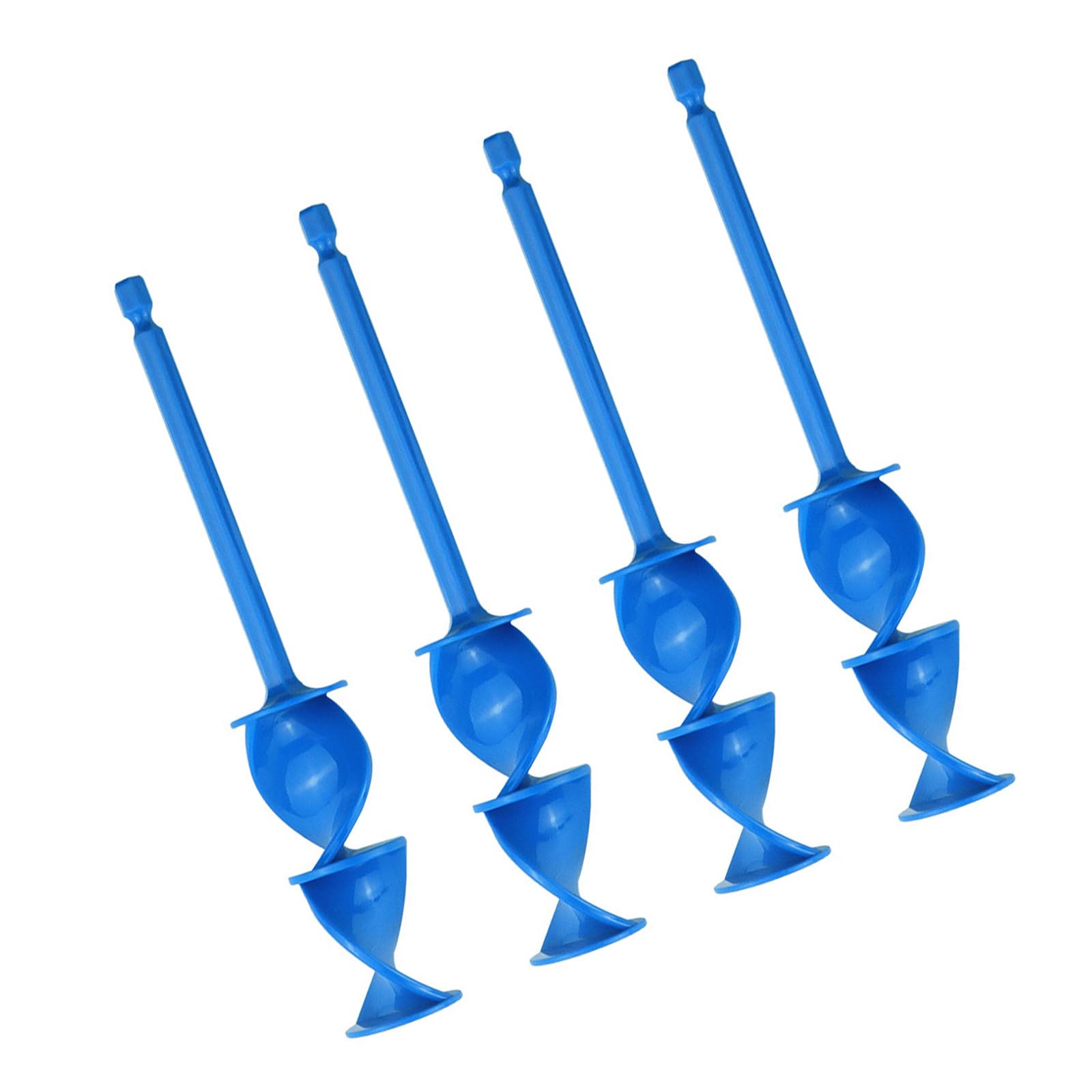 4Pcs Epoxy Mixers Helixs Paint Mixers Consistent Even Flowing Stirrer Paddle Drill Power Tool Accessories Stirring Rod