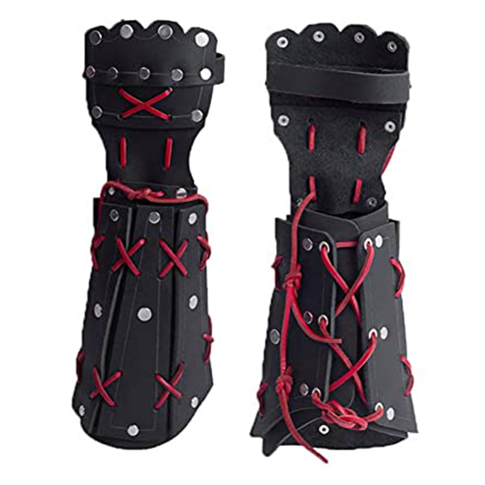 Mittelalter Samurai Leder Rüstung Armschiene Bogenschießen Armschutz Ritter Stulpen Armband