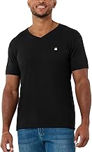 INTO THE AM Premium V Neck T Shirts for Men - Modern Fitted Tees S - 2XL Vneck Undershirts