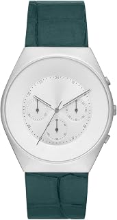 Relógio masculino de quartzo japonês Grenen Chronograh X Soulland, Verde, Relógio de quartzo