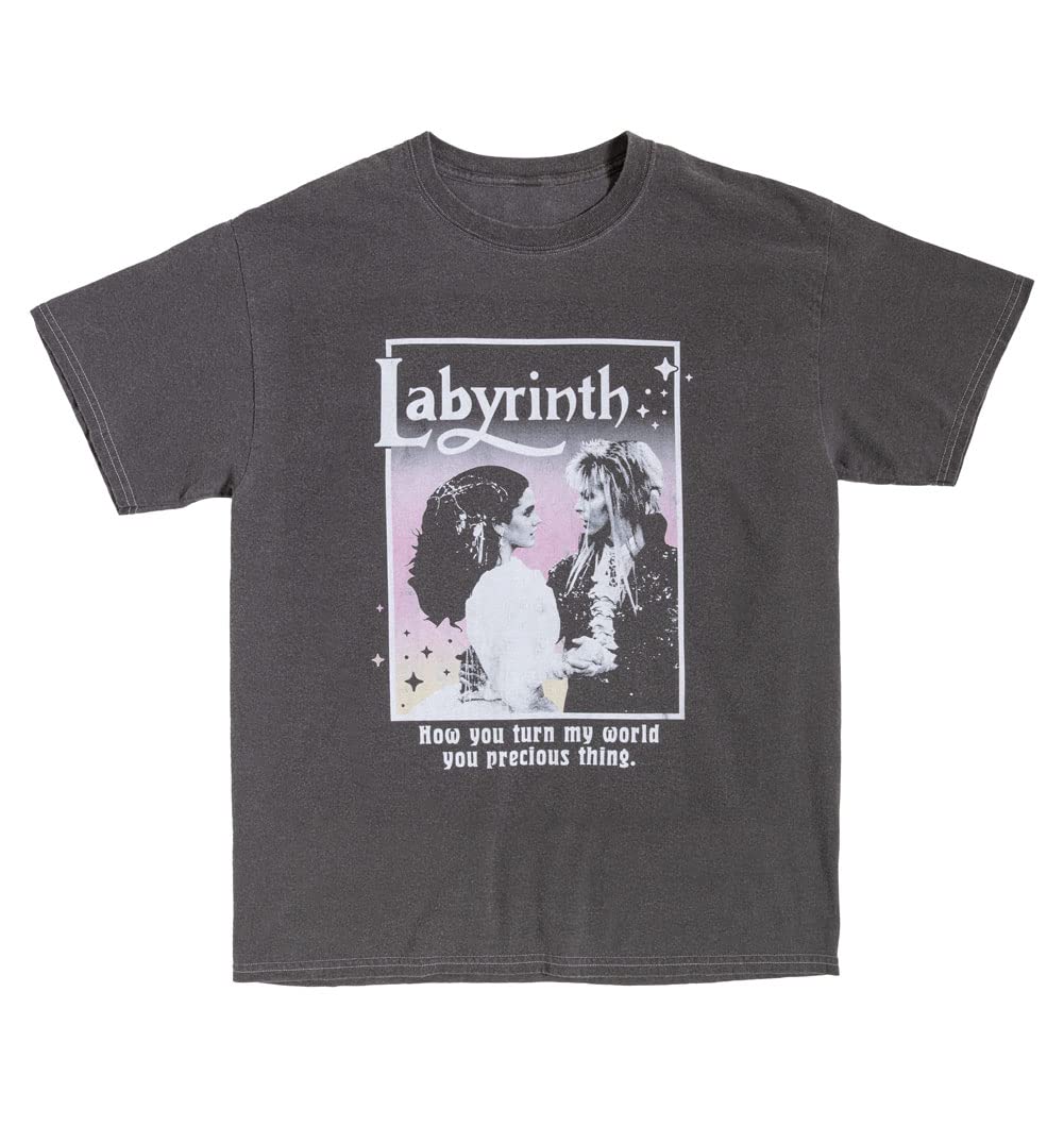 Labyrinth Precious Thing Vintage Wash Charcoal T Shirt
