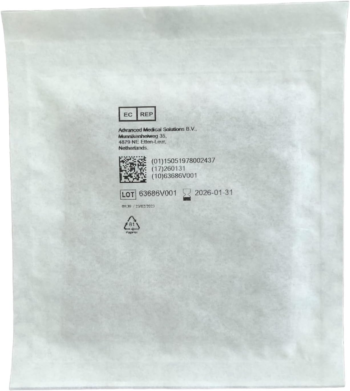 SILVERCEL Non-Adherent Dressing-Size: 4" x 4" - Each 1