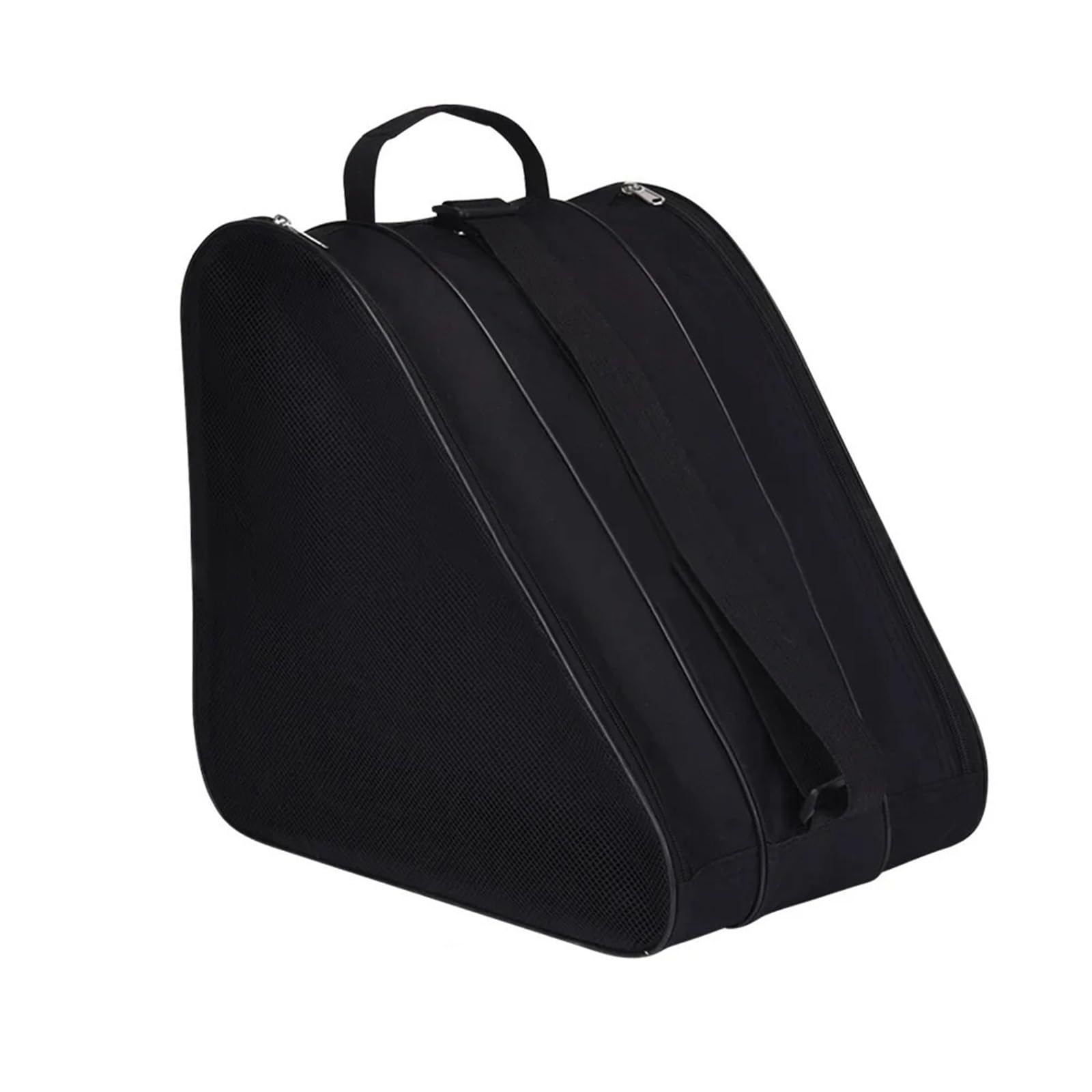 Plecaki na rolki, Plecak na buty narciarskie, torba rolki, do jazdy lodzie, materiał Oxford, plecak(Black)