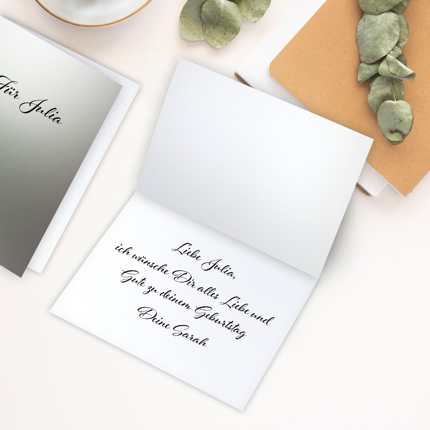 Pack de 700 tarjetas plegables B6 – Plata metalizadas – Tarjetas dobles en blanco – 12 x 17 cm – muy estable – Apto para impresora – Serie: FarbenFroh