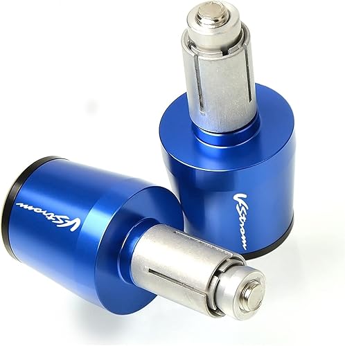 Miniatura 5 de Motorcycle Accessories CNC Aluminum 22MM Handlebar Grips Handle Bar Cap End Plugs for Suzuki DL650V-STROM VSTROM 2004-20 Powersports Bar Ends