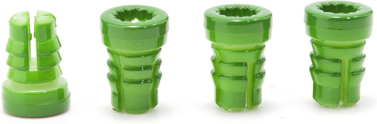 RTRHINOTUNING 7.9mm/0.31in Wheel Rim Lip Rivets Nuts Replacement Rivets, Green 50pcs