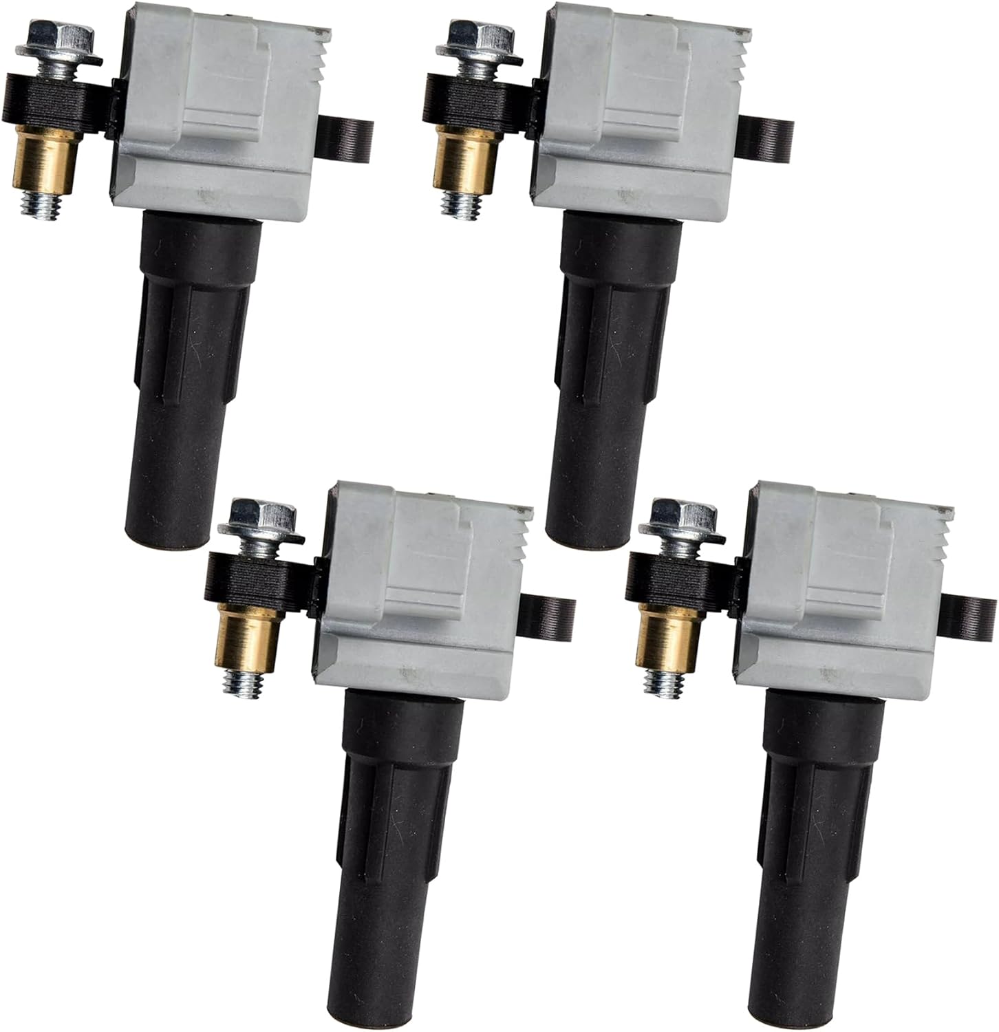 Ignition Coil Pack Set Of 4 Compatible With Subaru Baja Forester Impreza Legacy Outback WRX 2.5T H4 EJ25 Replacement For 22433-AA540 UF508 UF567