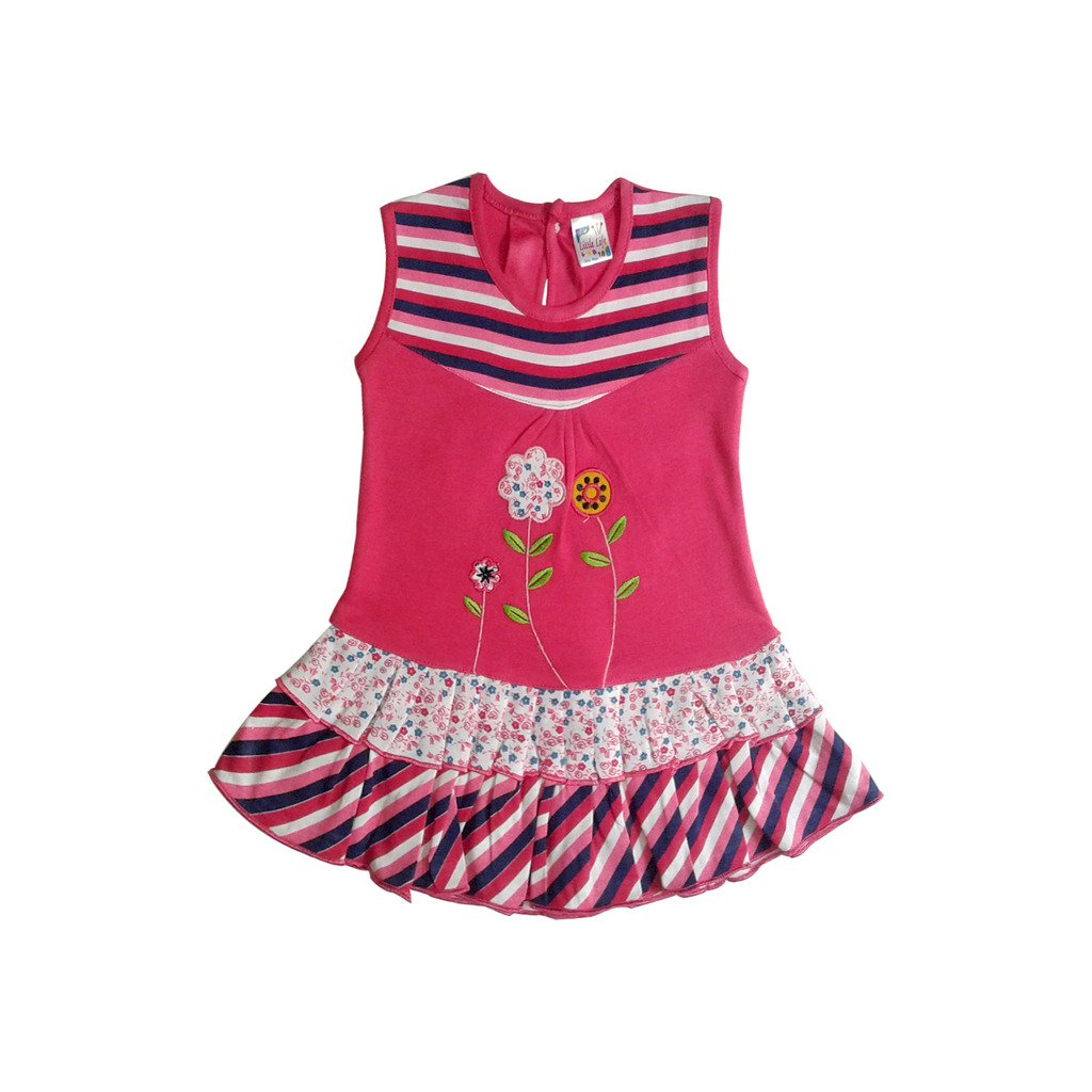 LITTLE LIFE Baby Frock 100 Cotton(LL240_Rani_S) Amazon.in Clothing
