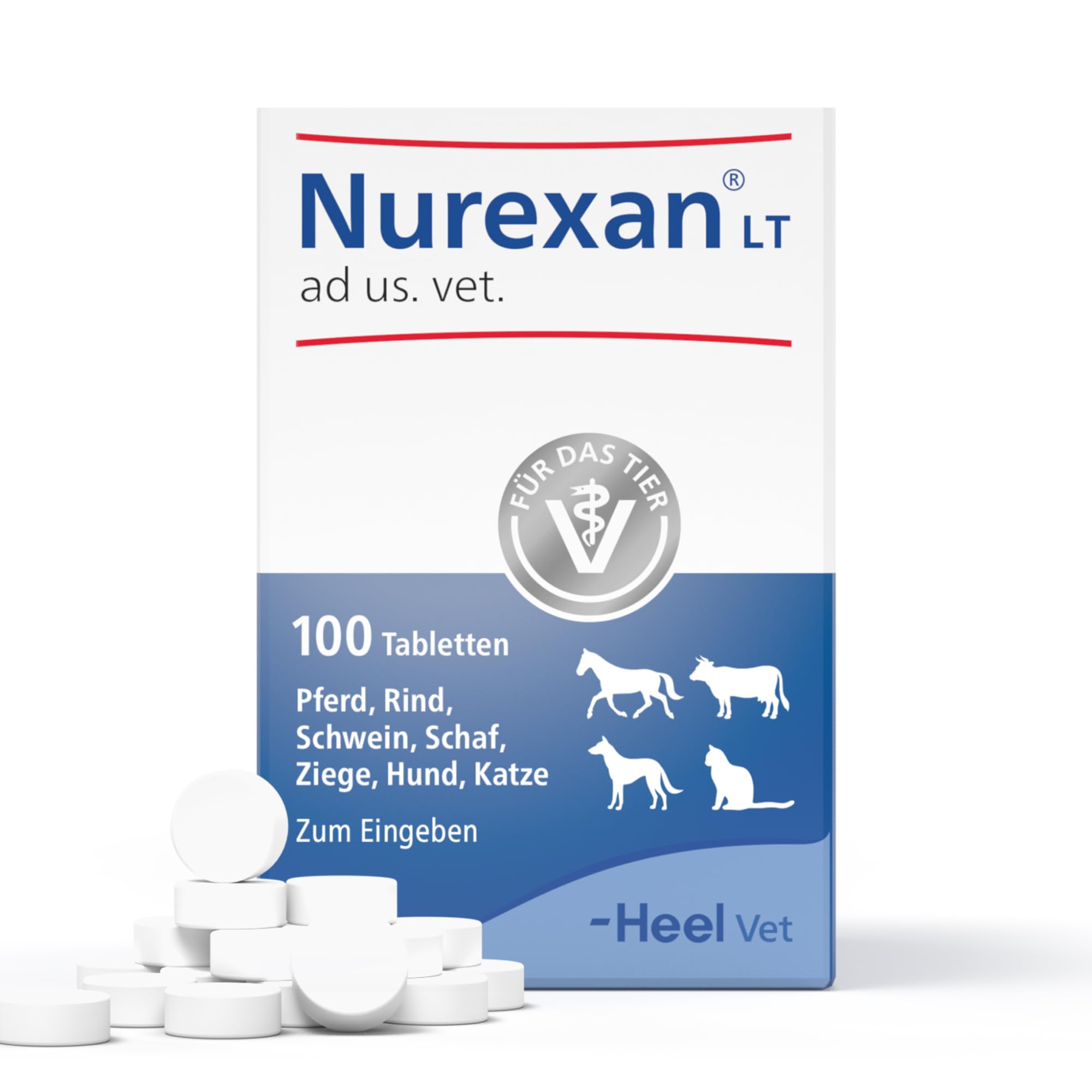 LT ad us. Vet. 100 Tabletten, Nur die Ruhe | Natürliches Tierarzneimittel für Hunde, Katzen und Pferde, Unterstützung in belastenden Situationen! , Made in Germany