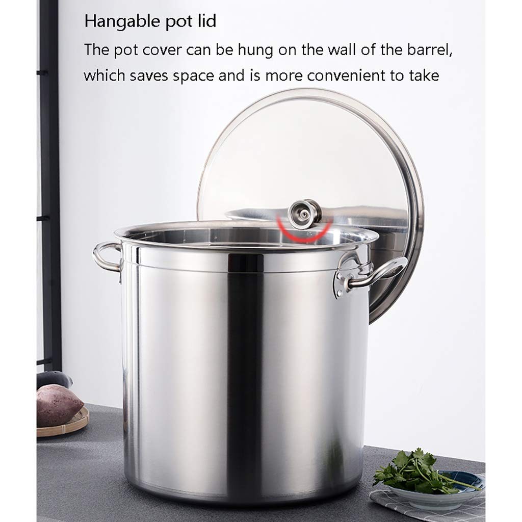 Amazon｜ステンレス製蓋付き大型鍋｜寸胴鍋 オンライン通販