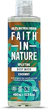 Faith In Nature Natural Coconut Body Wash, Hydrating, Vegan and Cruelty Free, No SLS or Parabens, 400 ml