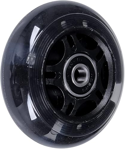 Miniatura 6 de AOWESM Ruedas de patinaje en línea iluminadas de 2.520in de 2.520in L.E.D Glow Flash Patines de repuesto con rodamientos ABEC-9 para niños, niñas,